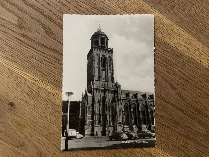 D599 Oude ansichtkaart Deventer : Grote Kerk, Verzamelen, Ansichtkaarten | Nederland, Ongelopen, Overijssel, 1980 tot heden, Ophalen of Verzenden