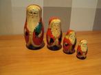 Kerstman Matroesjka 4 stuks, Antiek en Kunst, Curiosa en Brocante, Ophalen of Verzenden