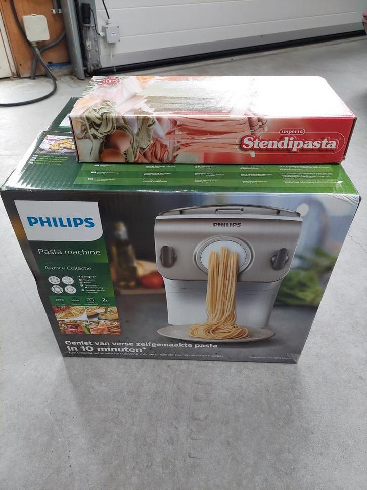 Philips Pastamachine, pasta maker - Maak zelf verse pasta!, Witgoed en Apparatuur, Broodbakmachines, Zo goed als nieuw, Met timer