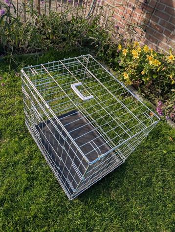Metalen hondenbench 63x48 (56 hoog) 2 deuren  beschikbaar voor biedingen