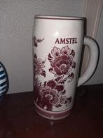 Vintage Amstel Red Delft bierpul., Ophalen of Verzenden, Gebruikt, Glas of Glazen, Amstel