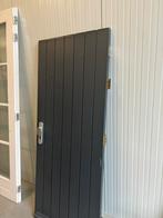 Hardhouten voordeur, Ophalen, 80 tot 100 cm, 200 tot 215 cm, Hout