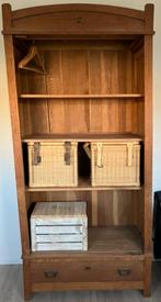 Antieke Eiken kast (leg of hang) demontabel, Antiek en Kunst, Ophalen