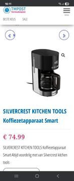 Smart koffiezetapparaat 40,-, Ophalen, Gebruikt, Koffiemachine