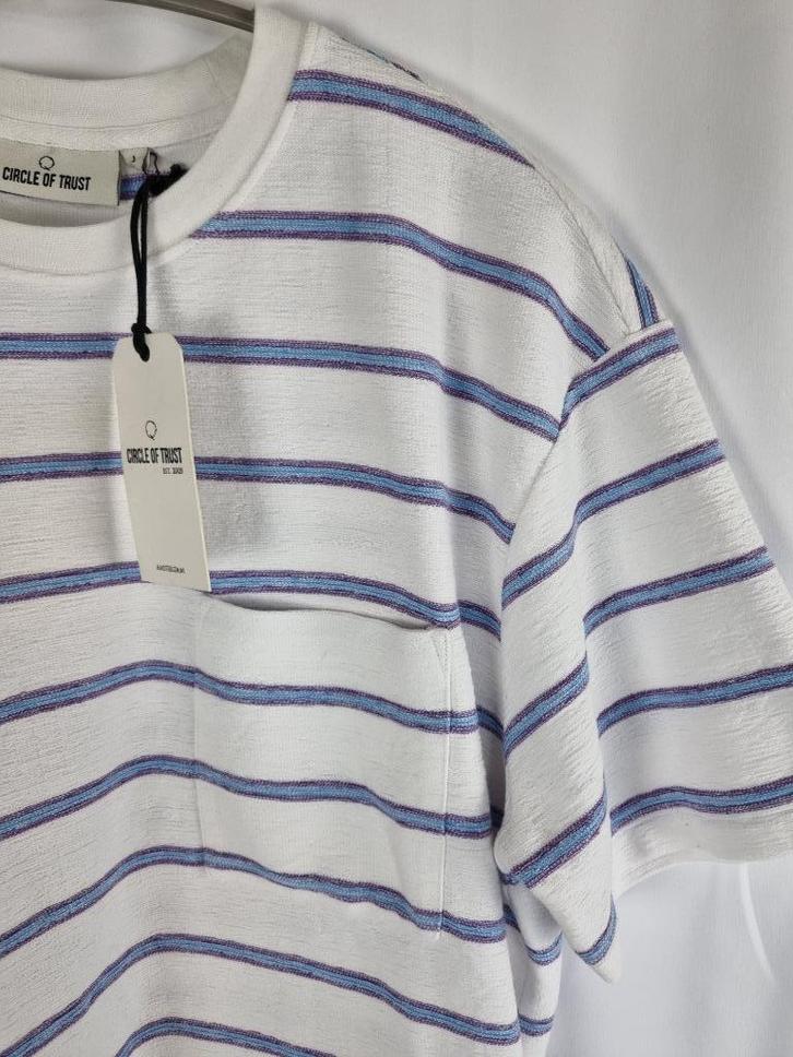 Heren shirt merk Circle of Trust mt S M en L nieuw, Kleding | Heren, T-shirts, Nieuw, Wit, Verzenden