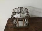 Antieke koperen vogelkooi, Antiek en Kunst, Ophalen of Verzenden