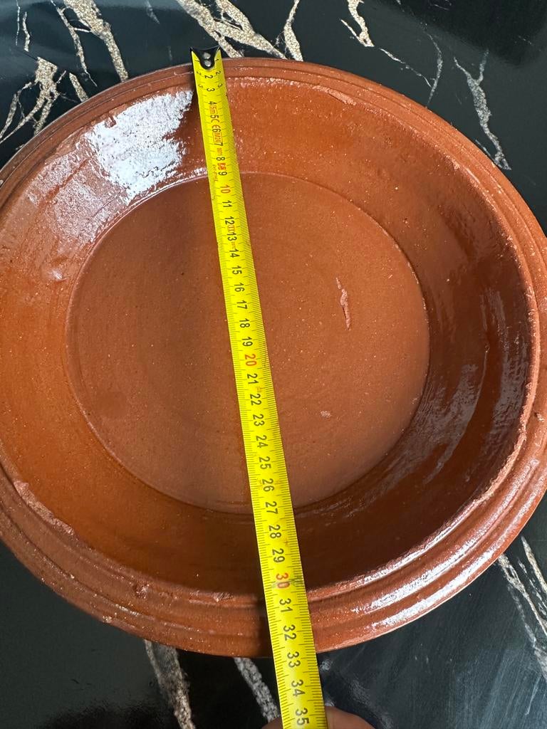 Marokkaanse Qasria Schaal - Authentiek Aardewerk, Huis en Inrichting, Woonaccessoires | Schalen en Manden, Gebruikt, Schaal, Rond