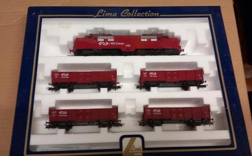 Te koop lima ns cargo set met 3 extra wagons ho, Hobby en Vrije tijd, Modeltreinen | H0, Nieuw, Gelijkstroom, Lima, NS, Verzenden