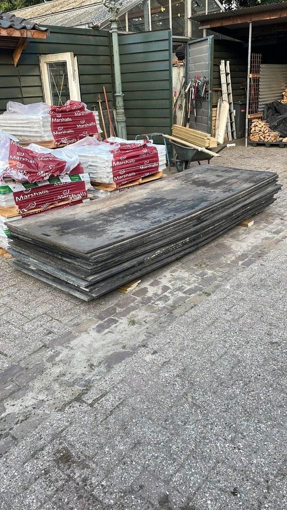 Kunststof Rijplaten 3000x1000 gebruikt, Doe-het-zelf en Verbouw, Platen en Panelen, Gebruikt, Overige materialen, Ophalen of Verzenden
