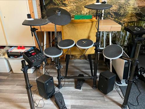 ION Elektronisch drumstel met speakers, Muziek en Instrumenten, Percussie, Zo goed als nieuw, Ophalen of Verzenden