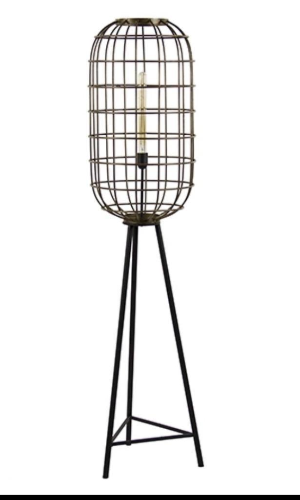 Vloerlamp Light & Living Toa, Huis en Inrichting, Lampen | Vloerlampen, Zo goed als nieuw, 150 tot 200 cm, Metaal, Ophalen