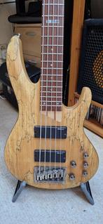 LTD B-205SM 5-snaar Spalted Maple bas, Ophalen, Zo goed als nieuw, Elektrisch, 5-snarig