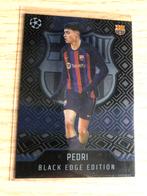 Topps Match Attax CL 2022-2023 Pedri BLACK EDGE, Hobby en Vrije tijd, Stickers en Plaatjes, Ophalen of Verzenden, Zo goed als nieuw