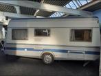 Fendt Saphir 470 caravan, Caravans en Kamperen, Vast bed, Treinzit, Particulier, Luifel