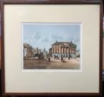 Groningen, Grote Markt, Stadhuis, Prooijen, Last, litho, Antiek en Kunst, Ophalen of Verzenden