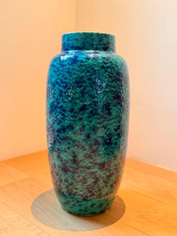 Grote West Germany vaas 553-52 blauw-groen, 52cm beschikbaar voor biedingen