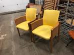 Kembo stoel Cyta geel rotan 2x WD-028, Ophalen, Overige kleuren, Twee