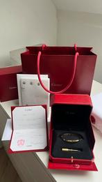 Cartier Love bracelet pm/small,geel goud 18krt maat 17 nieuw, Ophalen of Verzenden, Nieuw, Geel, Goud