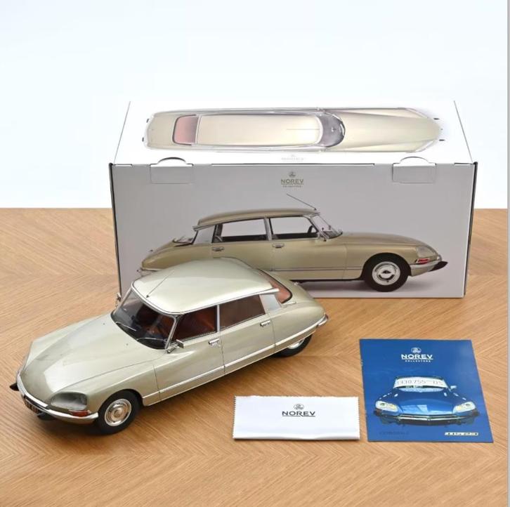 Citroen DS23 Pallas IE '73 Tholonnet Beige 1/12 NOREV 121730, Hobby en Vrije tijd, Modelauto's | 1:5 tot 1:12, Nieuw, Auto, 1:9 t/m 1:12