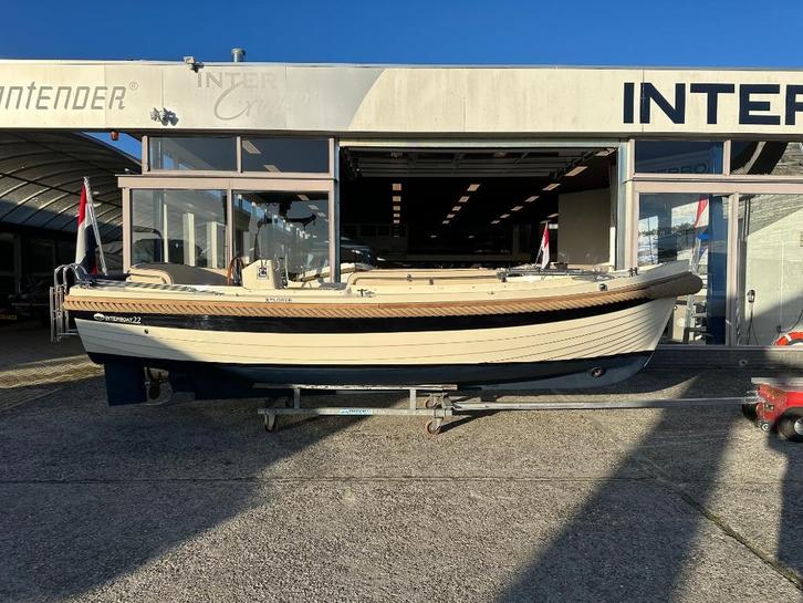 Interboat 22 Xplorer uit 2010 occasion met boegschroef, Watersport en Boten, Sloepen, Gebruikt, 30 tot 50 pk, 6 meter of meer