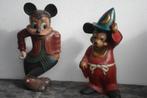 Mickey Mouse Massief Houtenbeelden, Ophalen of Verzenden, Mickey Mouse, Gebruikt, Beeldje of Figuurtje