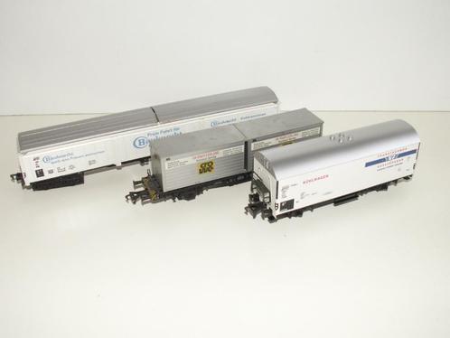 Fleischmann 2 stuks goeder wagons 5320 + 5389, Hobby en Vrije tijd, Modeltreinen | H0, Gebruikt, Wagon, Gelijkstroom, Fleischmann