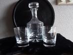 Whisky karaf met 2 whisky glazen, Antiek en Kunst, Antiek | Glas en Kristal, Ophalen of Verzenden
