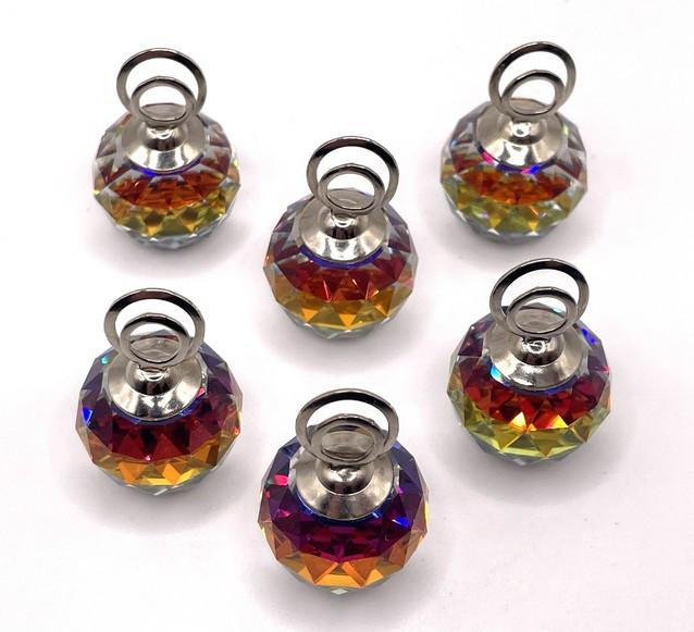 Set van 6 kaarthouders Volcano 7403/020/002, Verzamelen, Swarovski, Zo goed als nieuw, Figuurtje, Verzenden