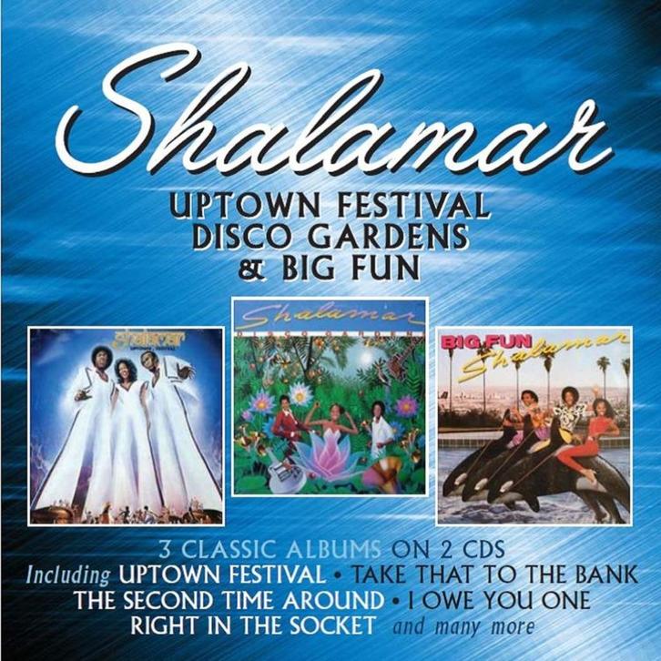 Shalamar - 2-cd  Uptown Festival / Disco Gardens / Big Fun, Cd's en Dvd's, Cd's | R&B en Soul, Nieuw in verpakking, Soul of Nu Soul