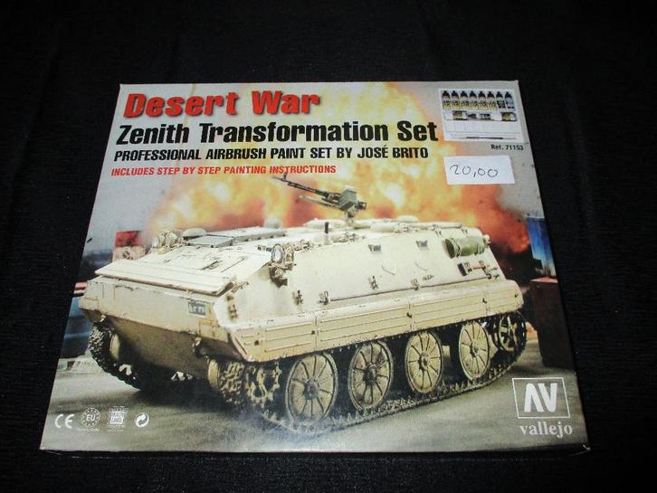 D-138,VALLEJO NO,71153,Air Color Desert War Zenith Transform, Hobby en Vrije tijd, Modelbouw | Overige, Nieuw, 1:32 tot 1:50, Ophalen of Verzenden