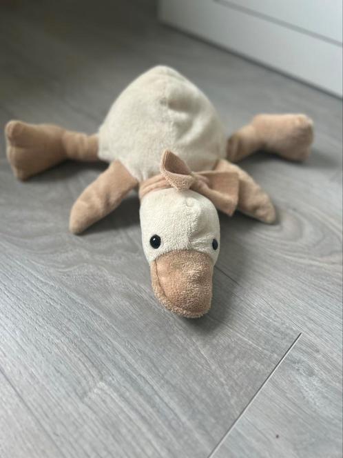 Schattig Vintage Liggend Eendje Knuffel – Berentoys, Kinderen en Baby's, Speelgoed | Knuffels en Pluche, Zo goed als nieuw, Overige typen