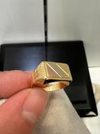 Prachtige 18k gouden ring 5 gram, Sieraden, Tassen en Uiterlijk, Ringen, Heer, Ophalen of Verzenden, Zo goed als nieuw, Goud