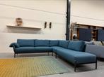 Nieuw Leolux Enna Hoekbank Ploegwool 47 Design Bank Blauw, Huis en Inrichting, Banken | Bankstellen, Leolux, Hoekbank, Nieuw, Ophalen of Verzenden
