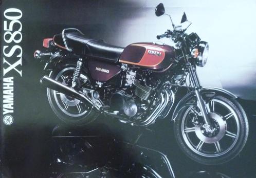 Folder YAMAHA XS 850 1980, Motoren, Handleidingen en Instructieboekjes, Yamaha, Ophalen of Verzenden