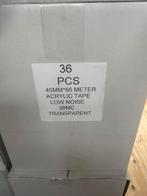Acrylic Tape 45mm*66m- Doos 36 stuks transparant, Nieuw, Ophalen of Verzenden, Nvt, Nvt