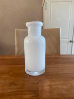 Mooie witte glazen Fidrio vaas, Wit, Ophalen of Verzenden, Minder dan 50 cm, Glas