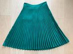 Sezane groene plisse rok labelmt 38 / draagmt 36 zgan, Kleding | Dames, Rokken, Ophalen of Verzenden, Zo goed als nieuw, Knielengte