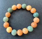 Stenen kralen armband met stretchband., Ophalen of Verzenden, Nieuw, Overige kleuren, Overige materialen