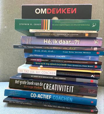 Coaching boeken Daniel Ofman, Covey Omdenken kaartspel beschikbaar voor biedingen