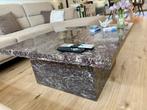 Marmeren vierkante salontafel, Ophalen, 50 tot 100 cm, Vierkant, Zo goed als nieuw