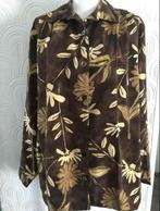 Maat XXL - longsleeve blouse van INVORM - bruin geprint, Invorm, Bruin, Maat 46/48 (XL) of groter, Ophalen of Verzenden