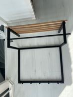 Mooie Industriele Kapstok met Hoedenplank en RVS hangers, Zo goed als nieuw, Minder dan 100 cm, Metaal, Ophalen