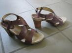 Comfortabele aubergine leren sandaaltjes KICKERS 37 Snazzeys, Verzenden, Nieuw, Sandalen of Muiltjes, Kickers