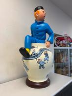 Kuifje in de Blauwe Lotus beeld, Verzamelen, Beelden en Beeldjes, Ophalen, Gebruikt, Fantasy