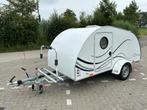 Nette GS trailer teardrop caravan, 2018, fietsendrager!, Caravans en Kamperen, Caravans, Overige merken, Vast bed, Tot en met 2