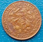 Suriname 1 cent - 1957, Postzegels en Munten, Munten | Nederland, Verzenden, Koningin Juliana, 1 cent, Losse munt