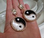 Yin Yang ☯️☯️☯️ ️️️Oorbellen ️️️met Strass, Overige materialen, Verzenden, Nieuw, Knopjes of Stekers