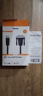 Hama HDMI naar DVI-D Kabel - Nieuwstaat, Ophalen of Verzenden, Nieuw, Minder dan 2 meter, HDMI-kabel