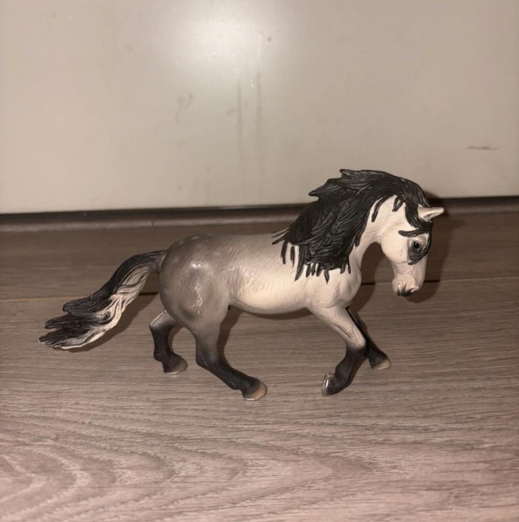 Schleich Andalusische hengst – 2005 – mooie staat, Ophalen of Verzenden, Zo goed als nieuw, Paard, Beeldje of Figuurtje