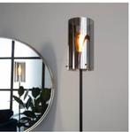 **Moderne vloerlamp - Cilinder Design in Chroom/Rookglas**, Ophalen of Verzenden, Nieuw